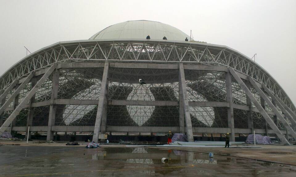 舒兰温泉馆网架工程